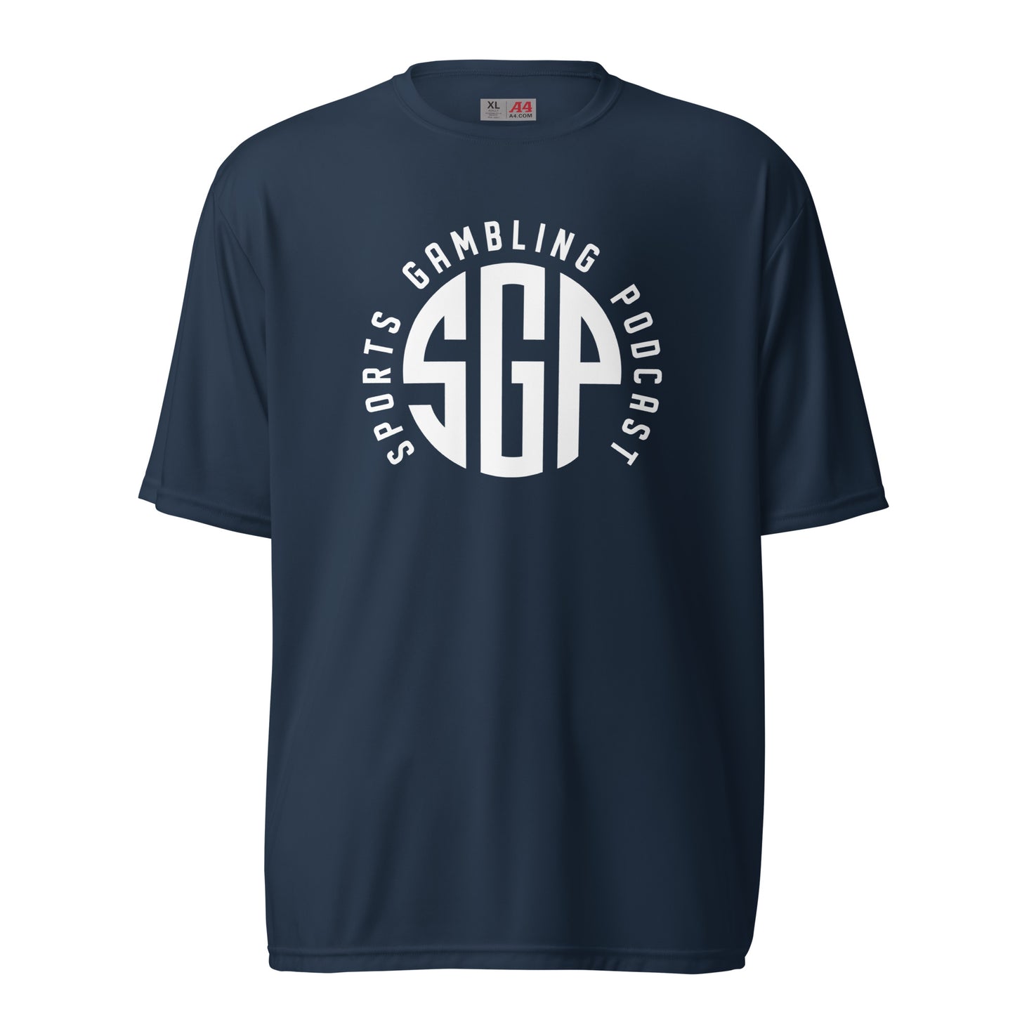 SGP - Unisex performance crew neck t-shirt (White Logo)