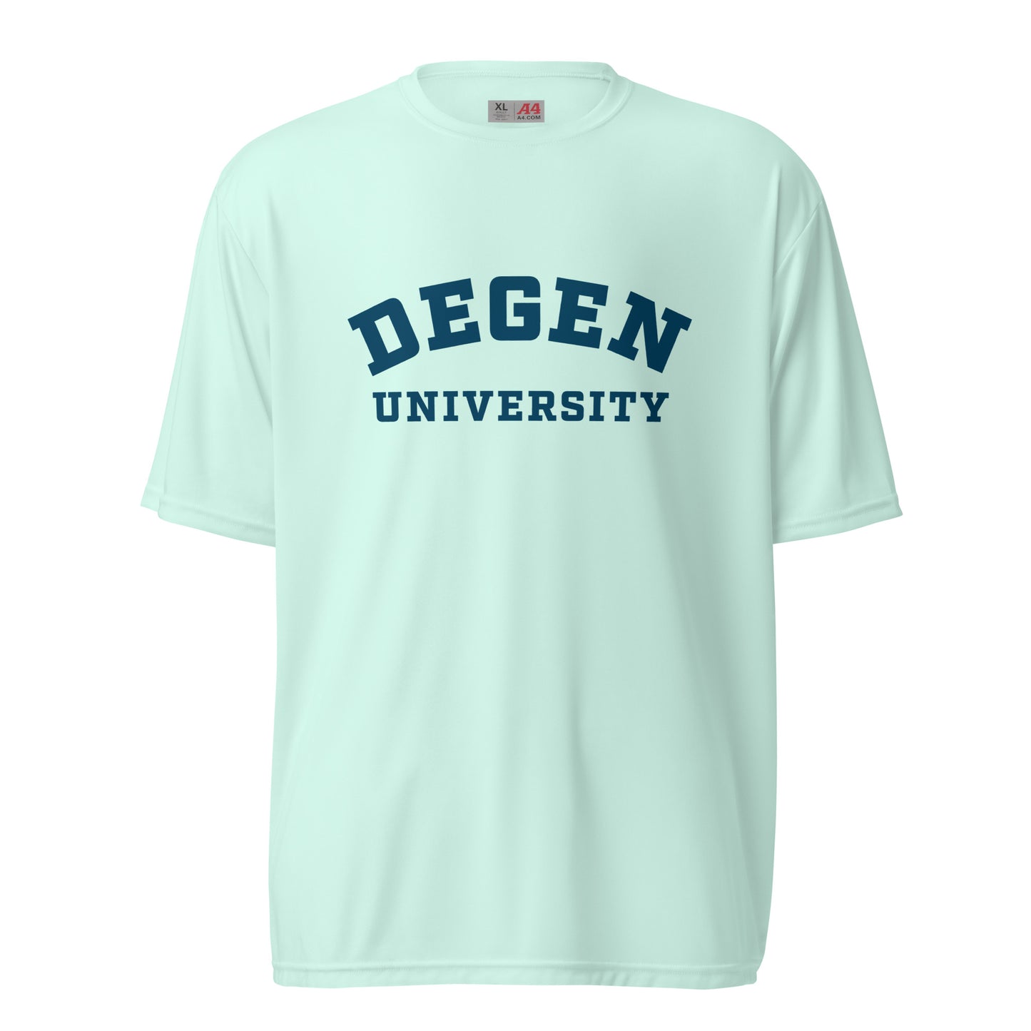 Degen University - Unisex performance crew neck t-shirt