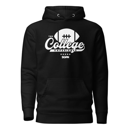 The College Experience Football - Unisex Pullover Hoodie
