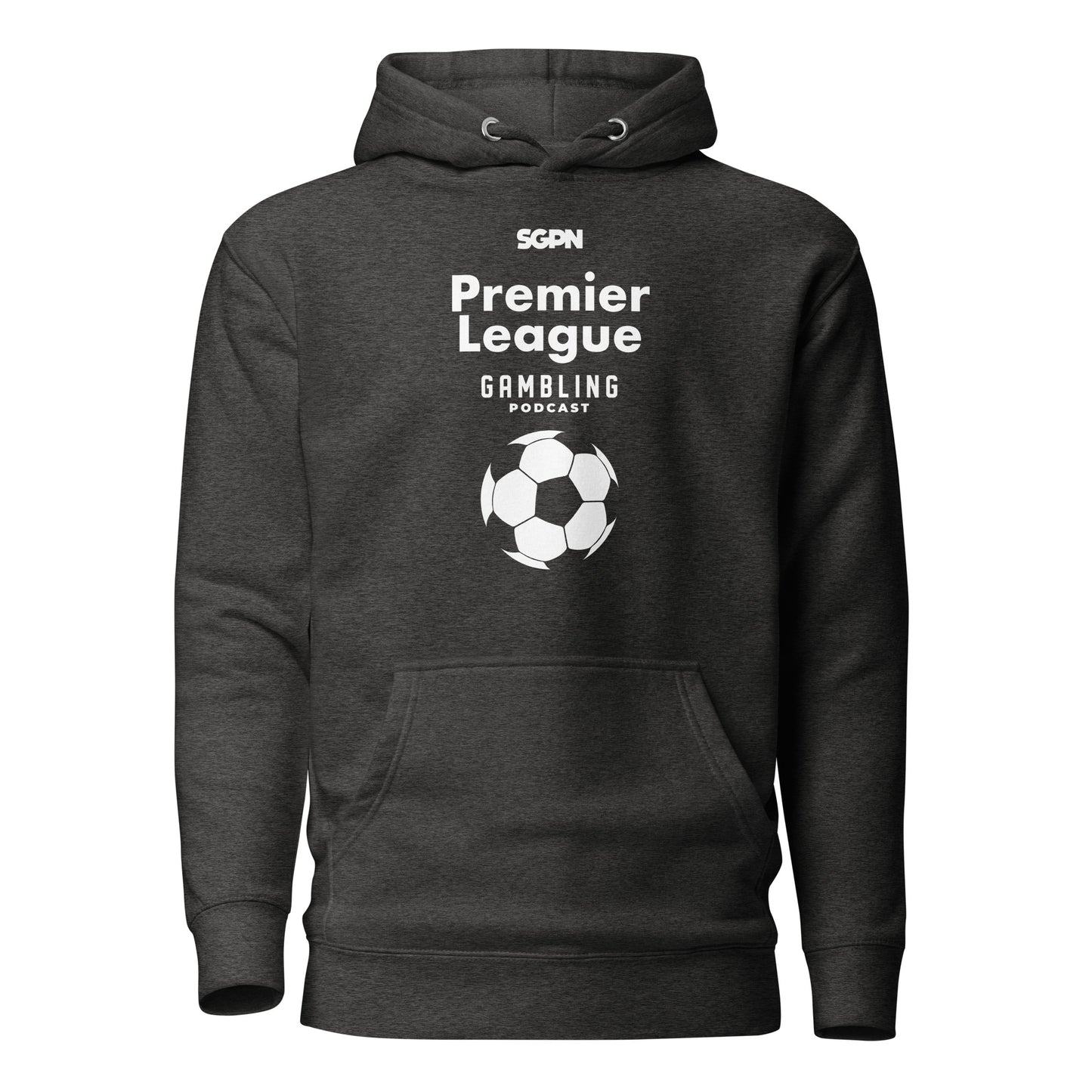 Premier League Gambling Podcast - Unisex Hoodie (White Logo)