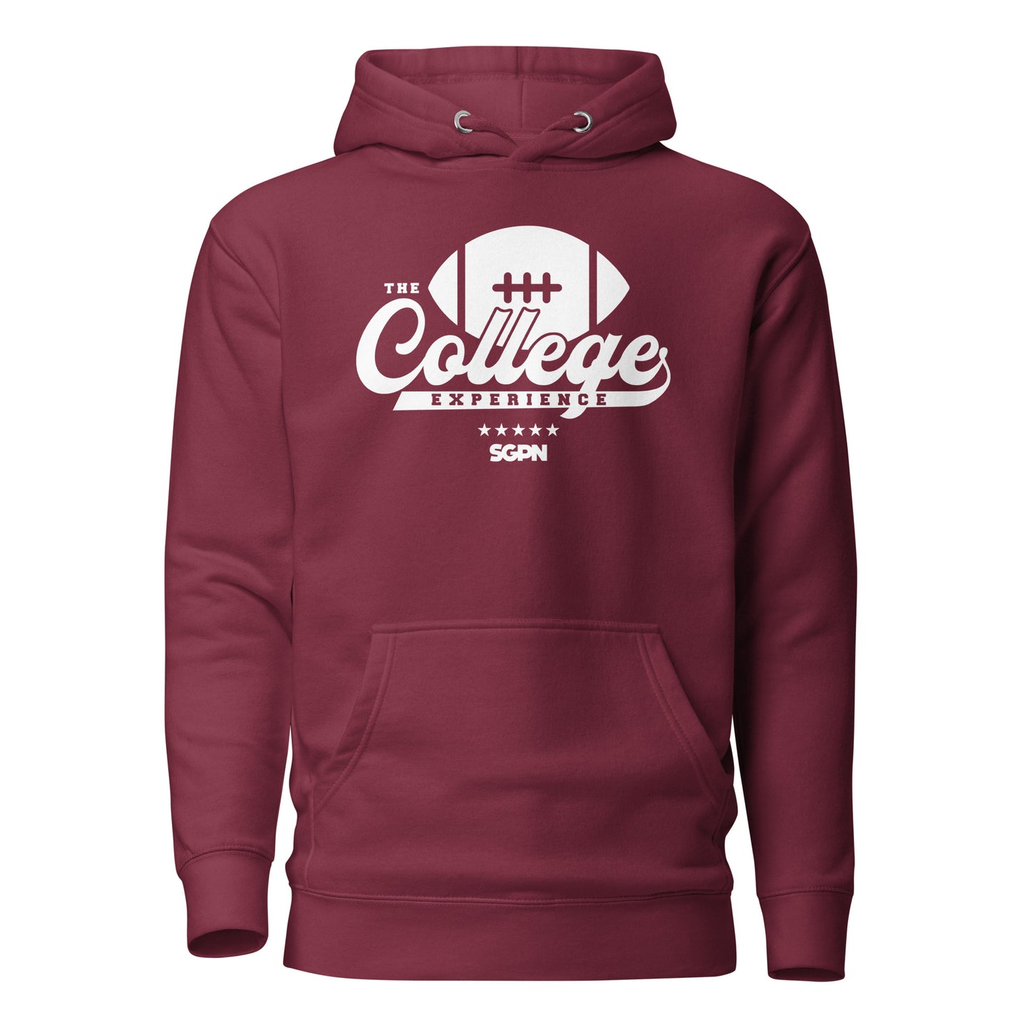 The College Experience Football - Unisex Pullover Hoodie