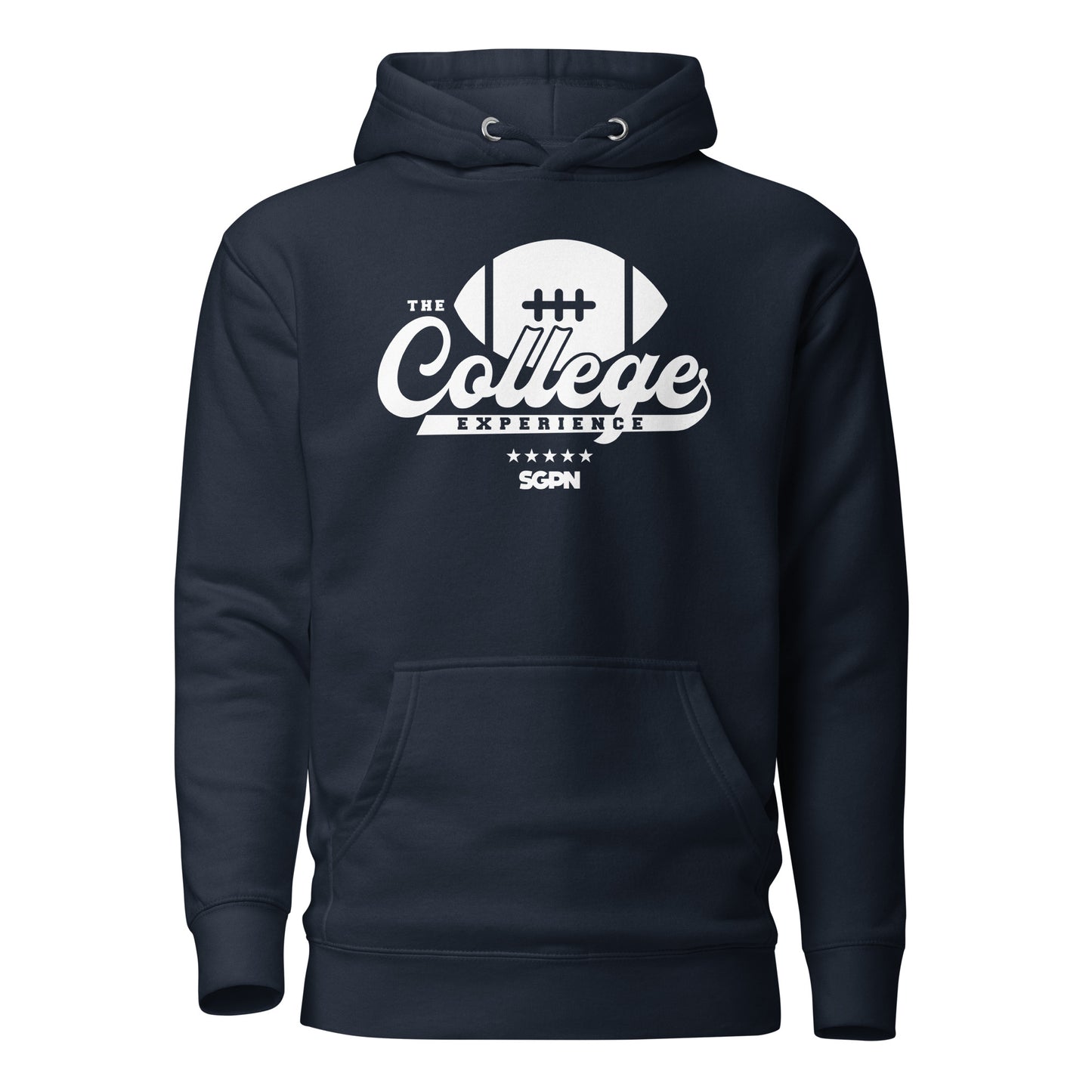 The College Experience Football - Unisex Pullover Hoodie