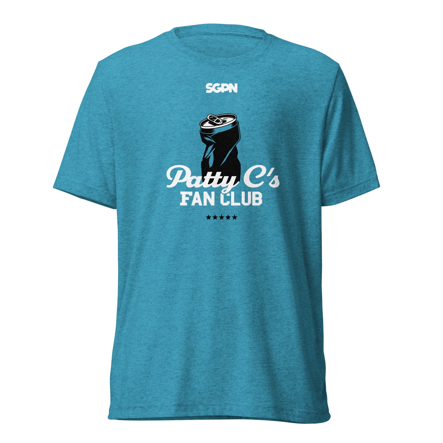 Patty C's Fan Club - Short sleeve t-shirt (Beer Can)