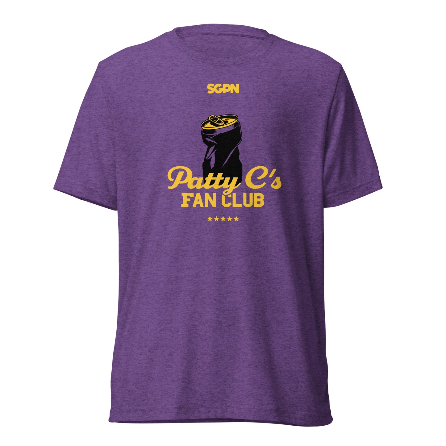 Patty C's Fan Club - Short sleeve t-shirt (Beer Can) Alt