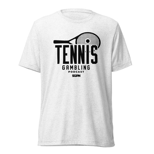 Tennis Gambling Podcast - Short sleeve t-shirt (Black Logo)