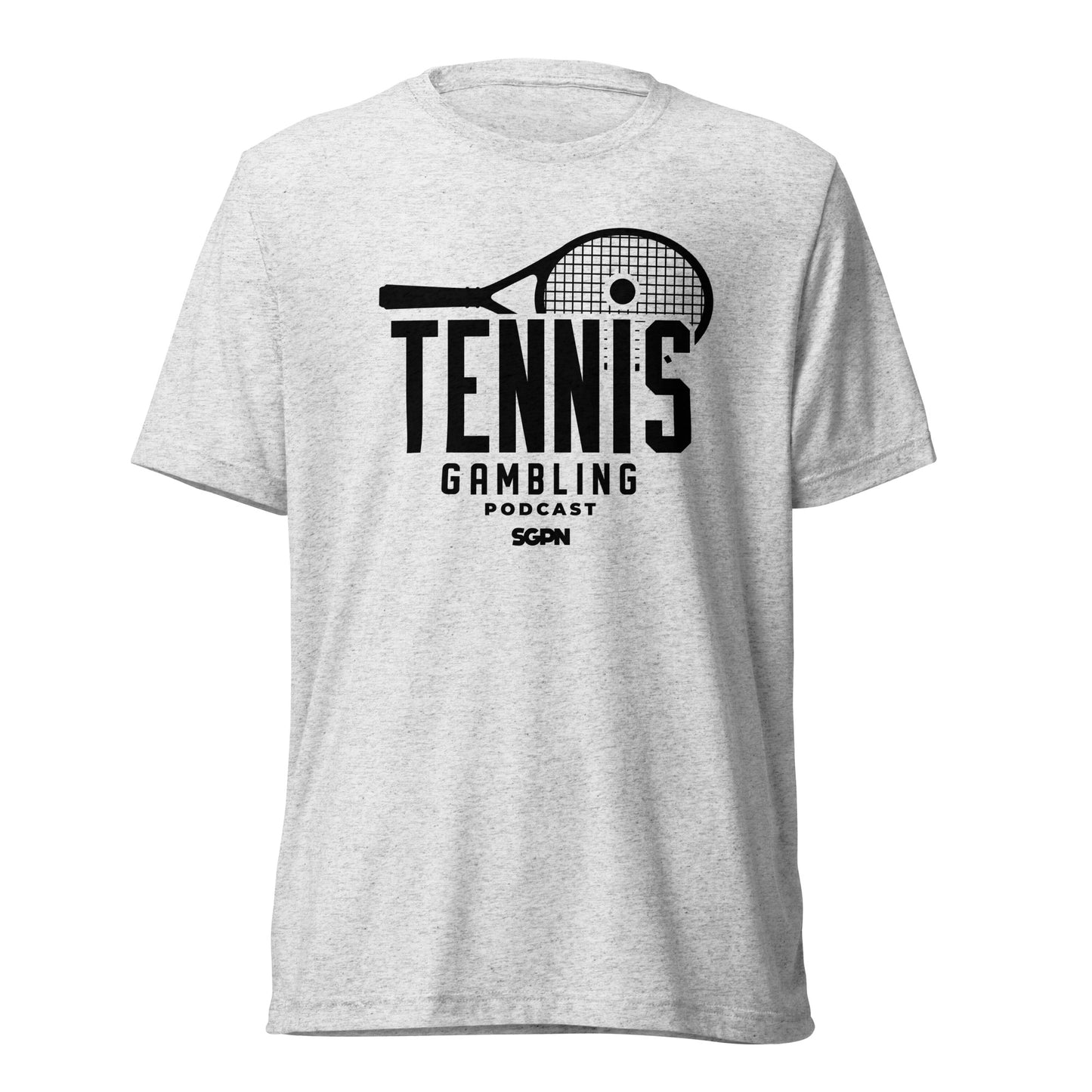 Tennis Gambling Podcast - Short sleeve t-shirt (Black Logo)