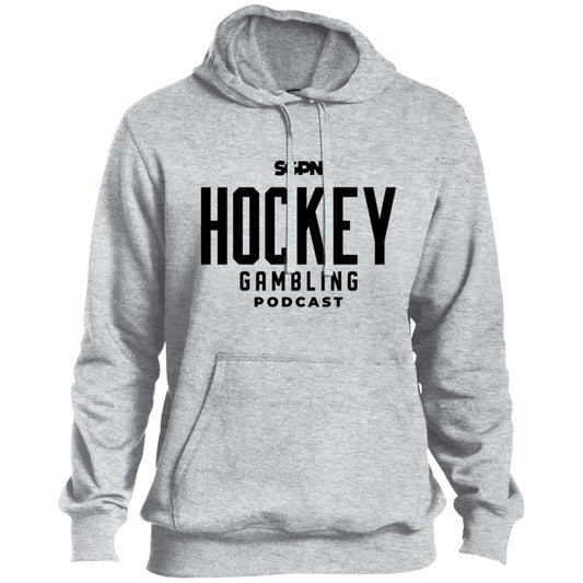 Hockey Gambling Podcast Pullover Hoodie (Black Logo)