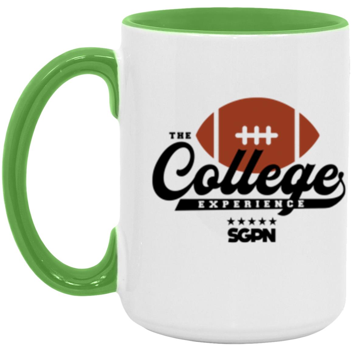 The College Experience Football 15 oz. Accent Mug