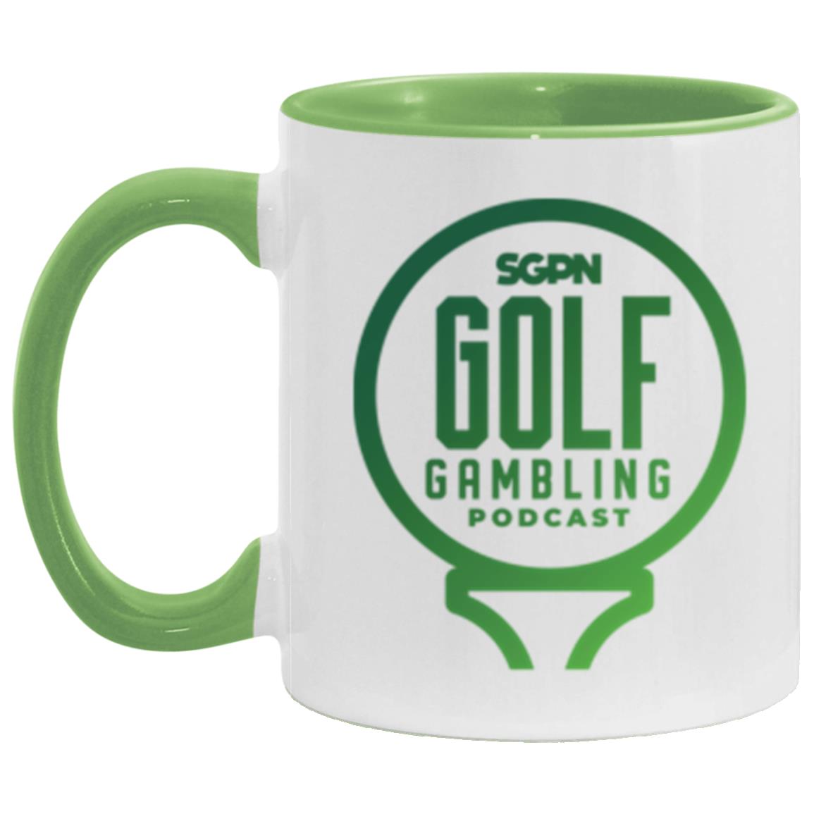 Golf Gambling Podcast 11 oz. Accent Mug