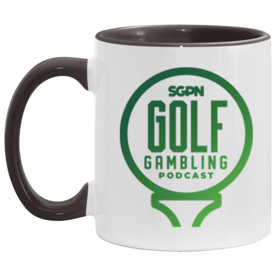Golf Gambling Podcast 11 oz. Accent Mug