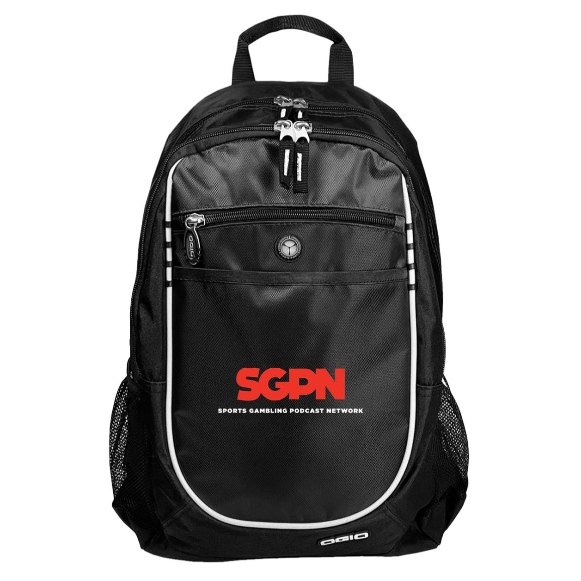 SGPN - Rugged Bookbag (Red/White Logo)