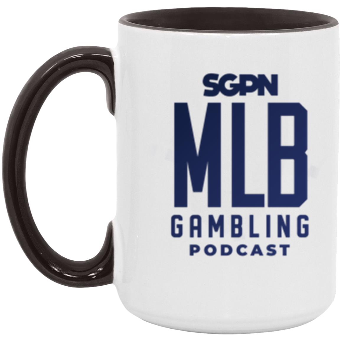 MLB Gambling Podcast 15oz. Accent Mug