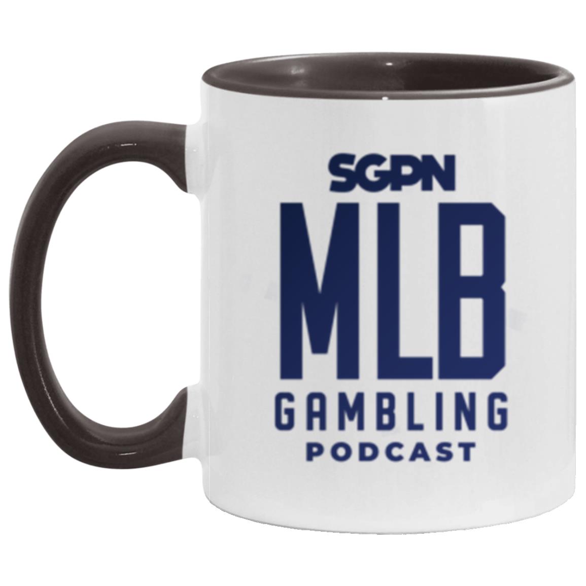 MLB Gambling Podcast 11oz. Accent Mug
