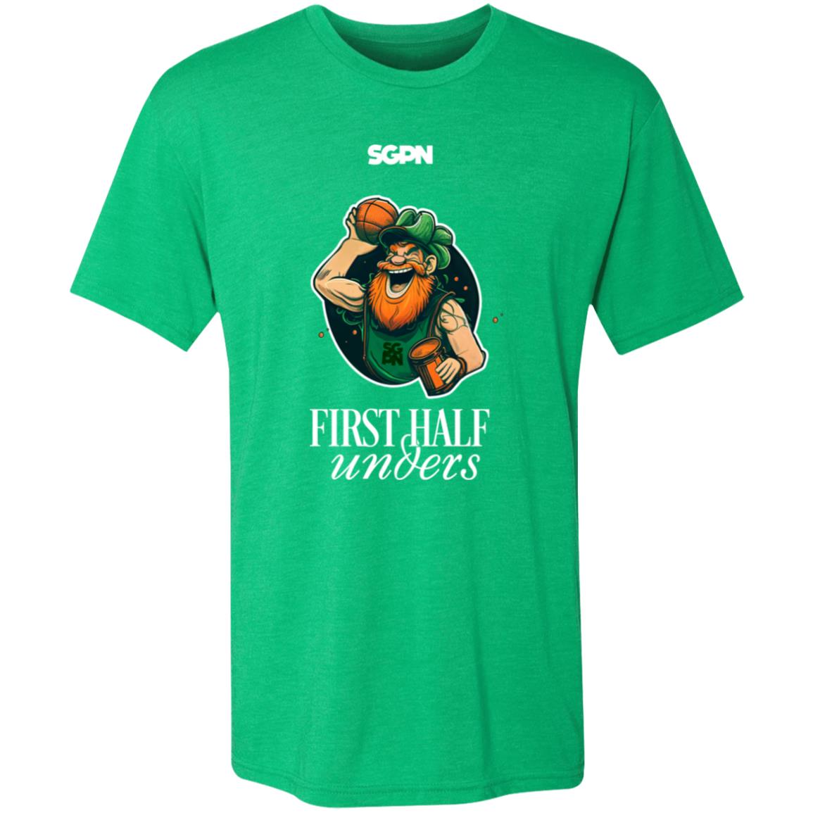 Leprechaun First Half Unders - Triblend T-Shirt