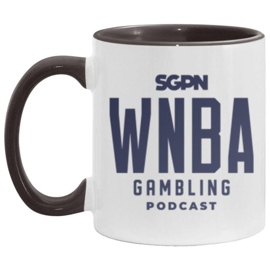 WNBA Gambling Podcast 11 oz. Accent Mug