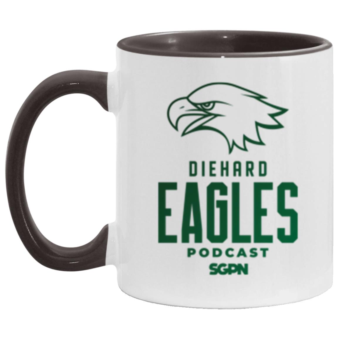 Diehard Eagles 11 oz. Accent Mug