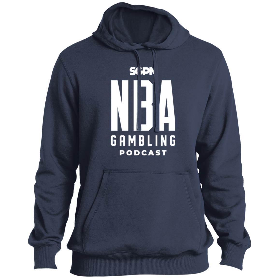NBA Gambling Podcast Pullover Hoodie (White Logo)