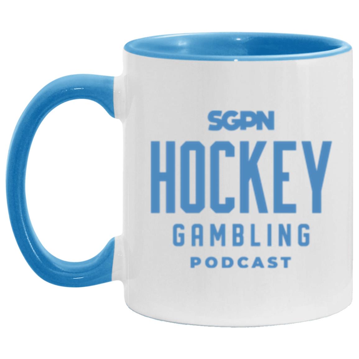 Hockey Gambling Podcast 11 oz. Accent Mug