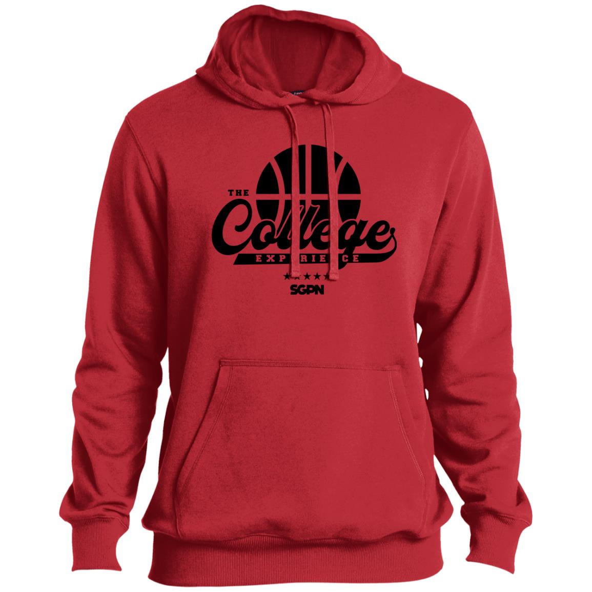 The College Experience Basketball Pullover Hoodie (Black Logo)