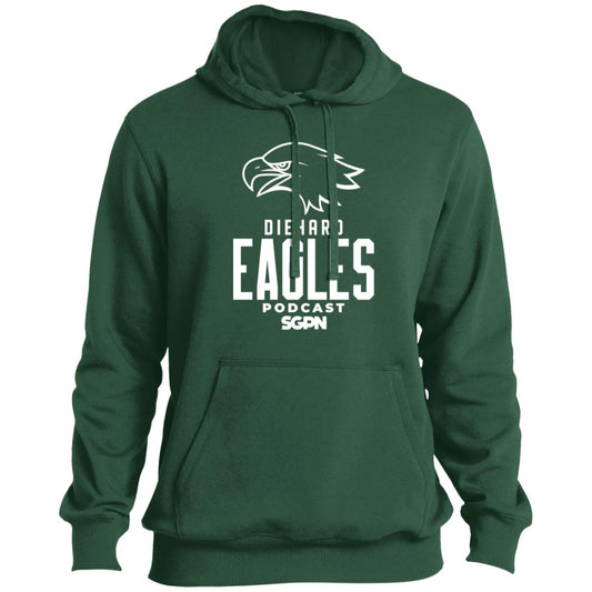 Diehard Eagles Podcast Pullover Hoodie (White Logo)