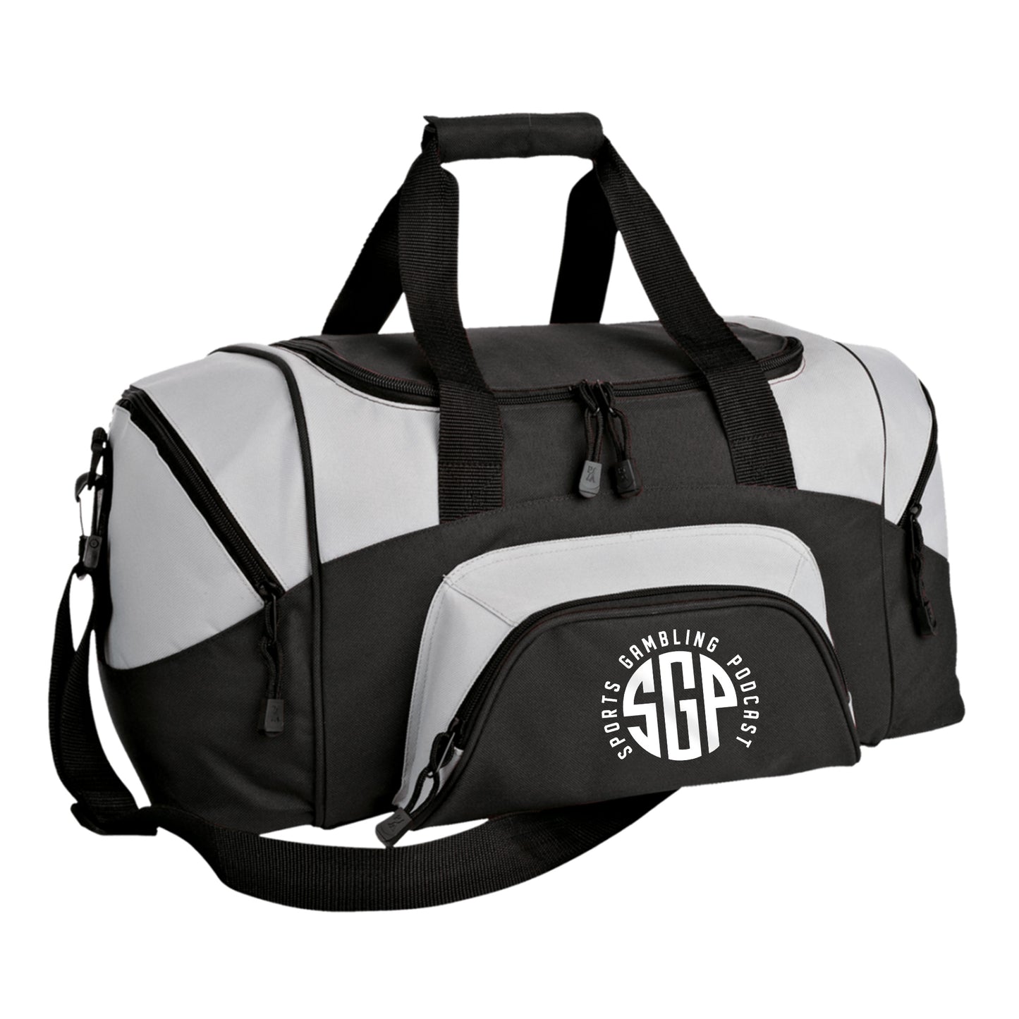 SGP - Colorblock Sport Duffel Bag (White Logo)