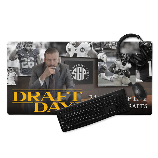 Draft Day 2: 24 Hours of Live Best Ball Drafts - Gaming mouse pad 36″ × 18″