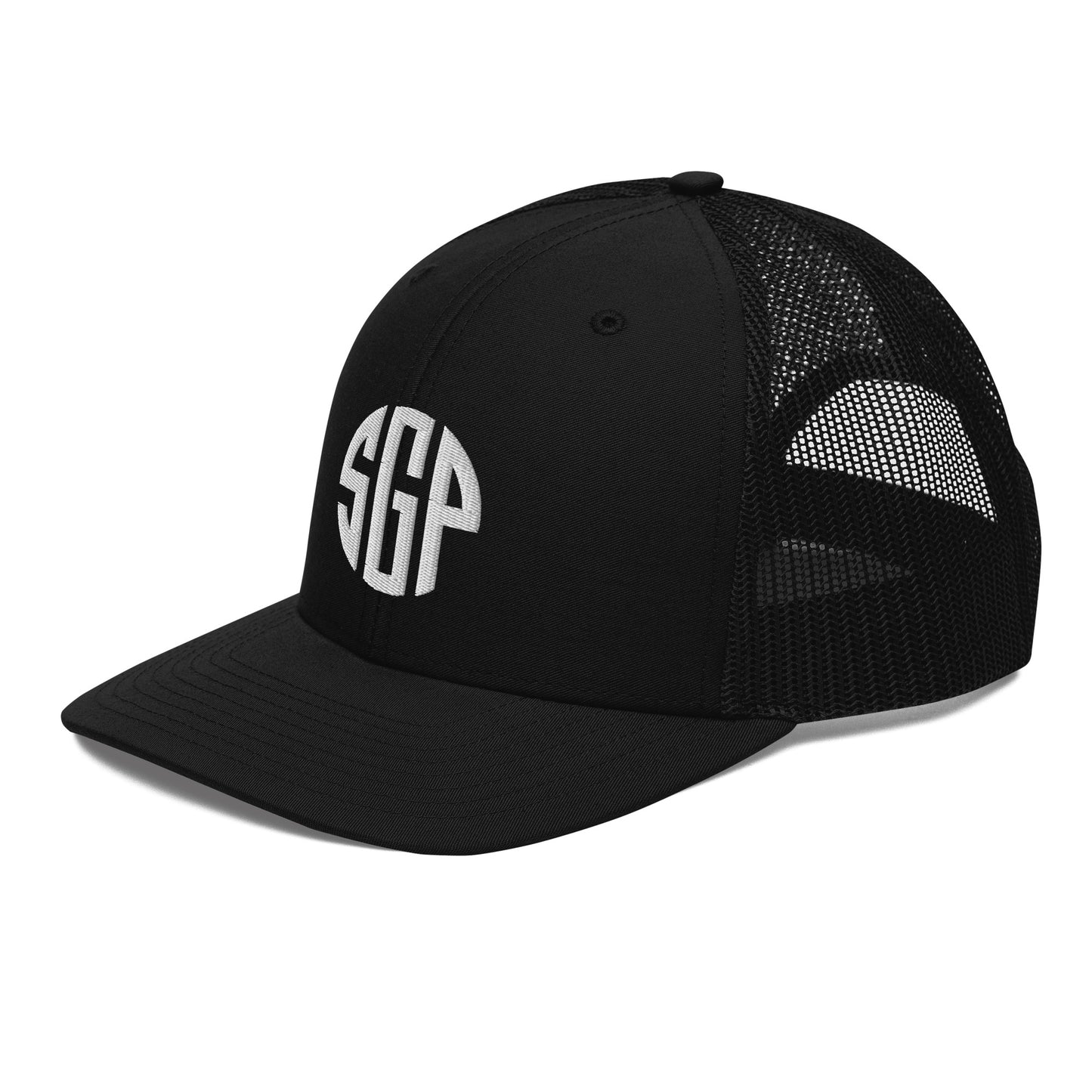 SGP Snapback Trucker Cap (White Logo) [Richardson]