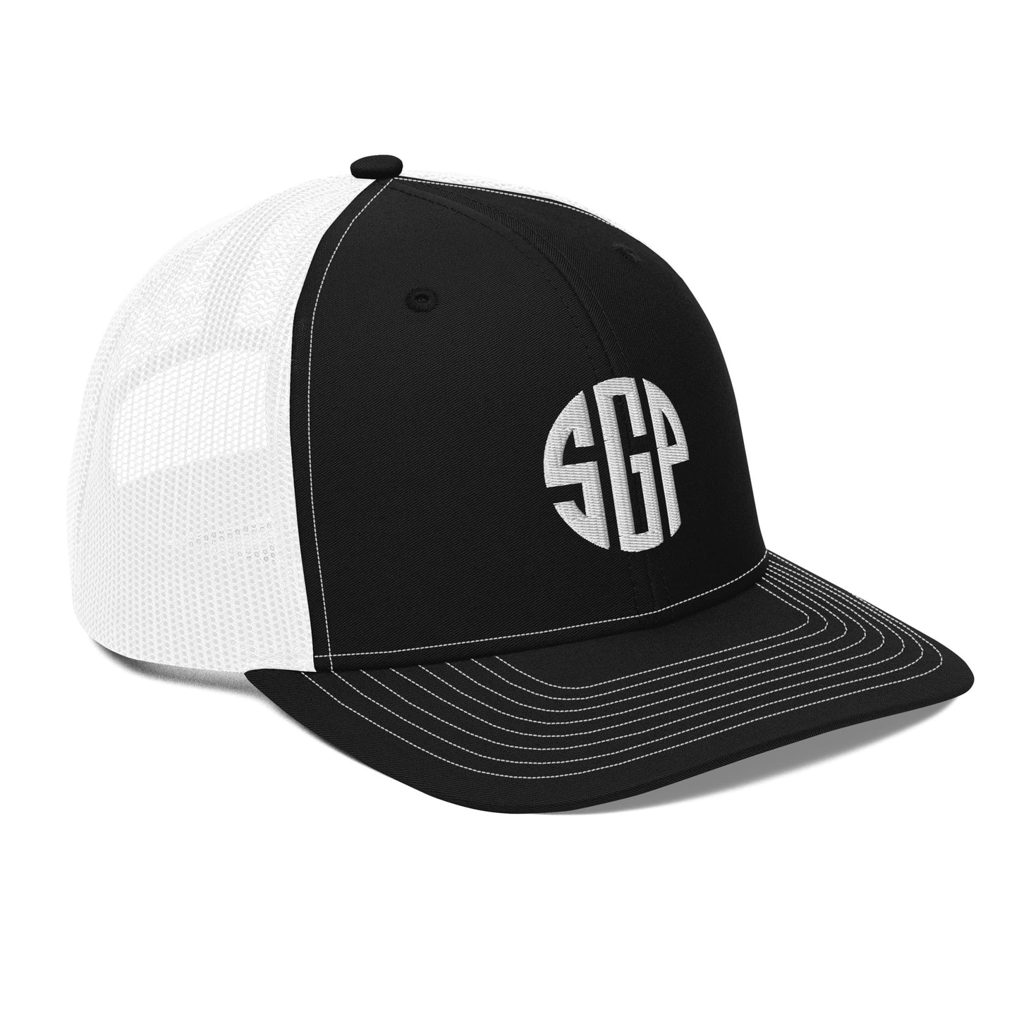 SGP Snapback Trucker Cap (White Logo) [Richardson]