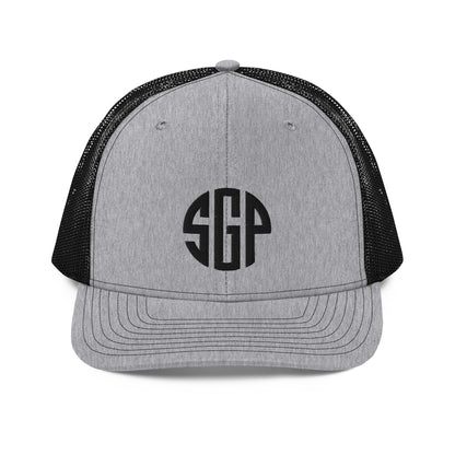 SGP Snapback Trucker Cap (Black Logo) [Richardson]