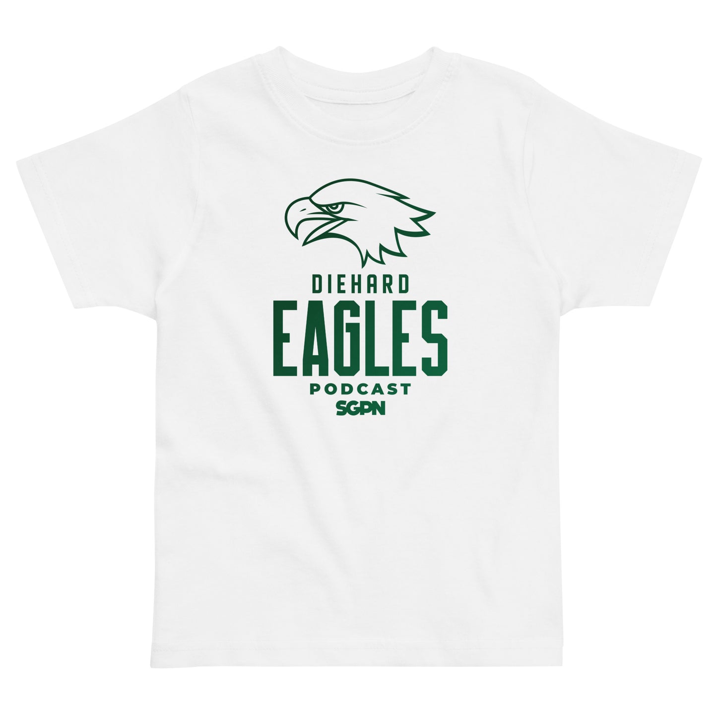Diehard Eagles Podcast Toddler jersey t-shirt (Color Logo)