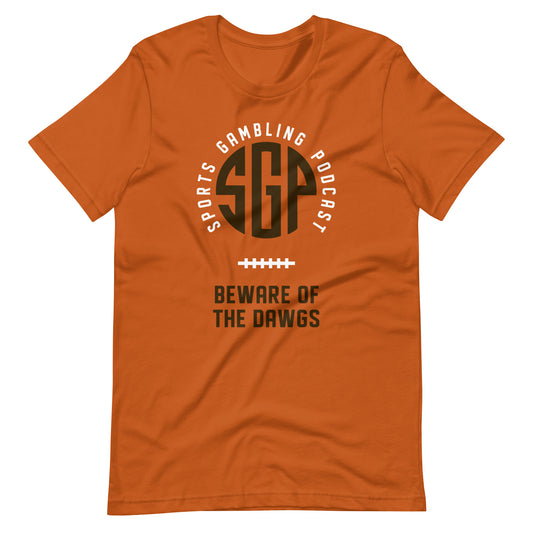 SGP - Beware of the Dawgs - Sunday edition - Autumn Unisex t-shirt