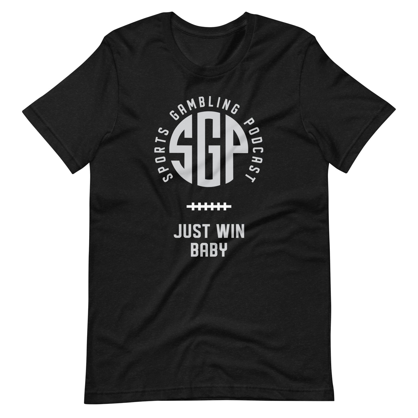SGP - Just Win Baby - Sunday edition - Heather Black Unisex t-shirt