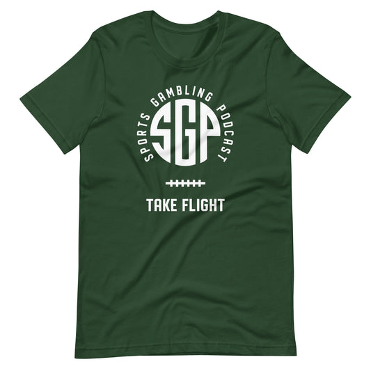 SGP - Take Flight - Sunday edition - Forest Unisex t-shirt
