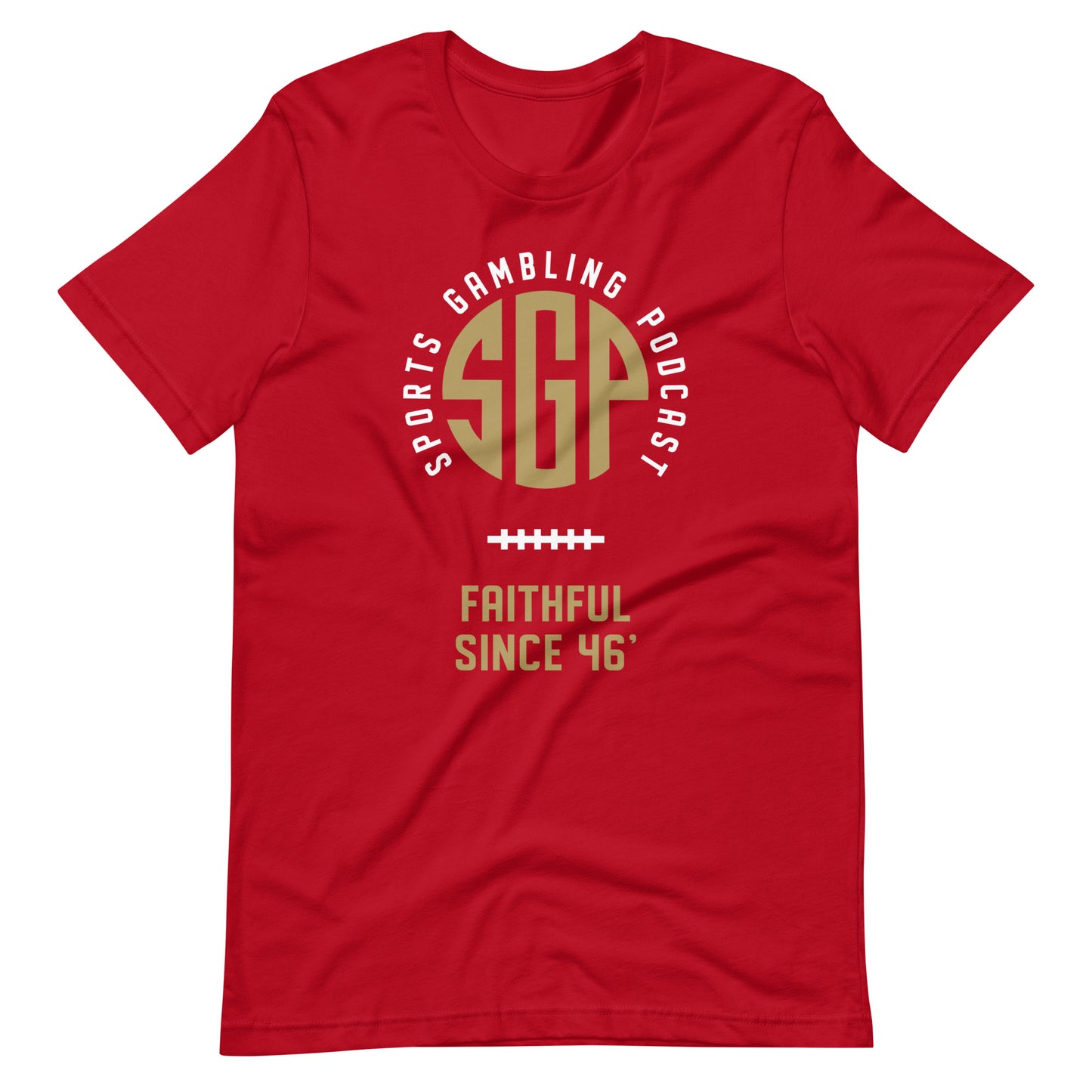 SGP - Faithful Since 46' - Sunday edition - Red Unisex t-shirt