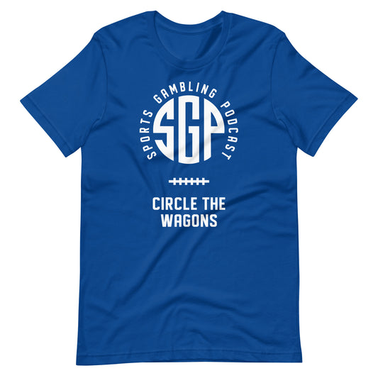 SGP - Circle the Wagons - Sunday edition - True Royal Unisex t-shirt