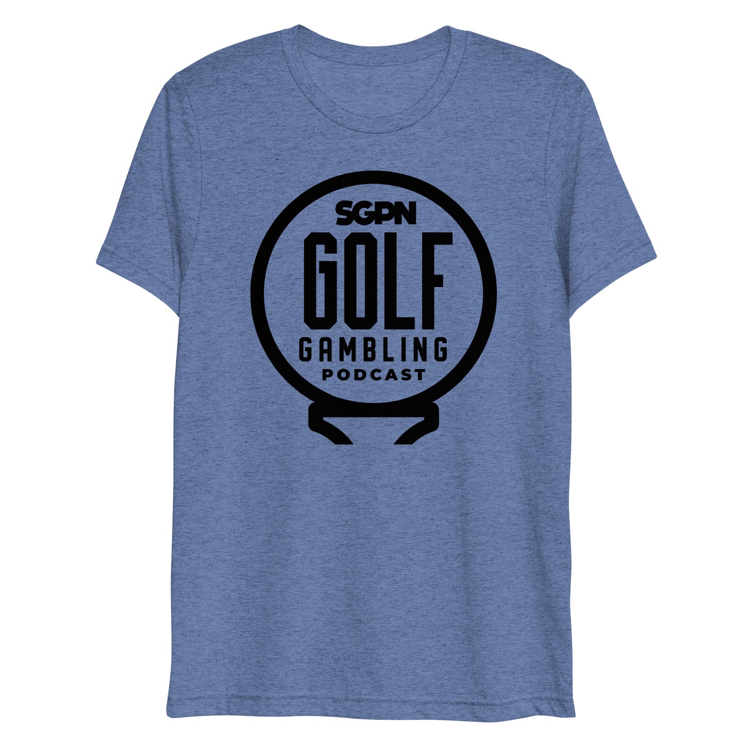 Golf Gambling Podcast Short sleeve t-shirt (Black Logo)