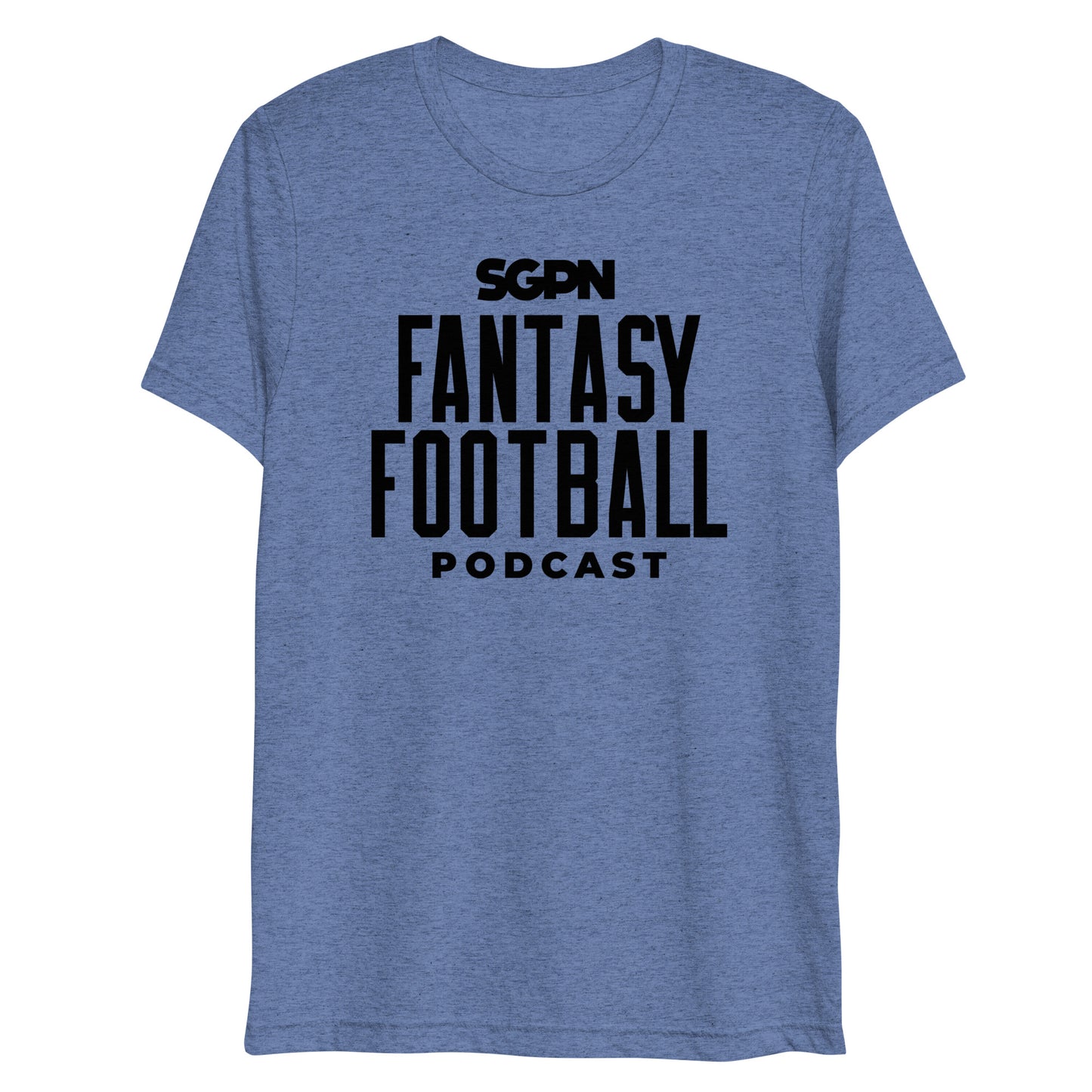 Fantasy Football Podcast Short sleeve t-shirt (Black Logo)