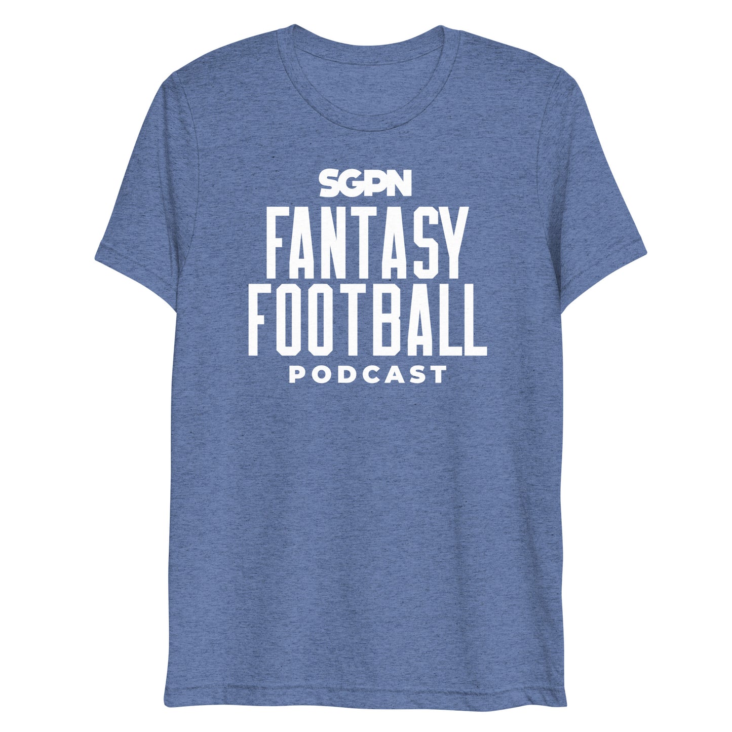 Fantasy Football Podcast Short sleeve t-shirt (White Logo)