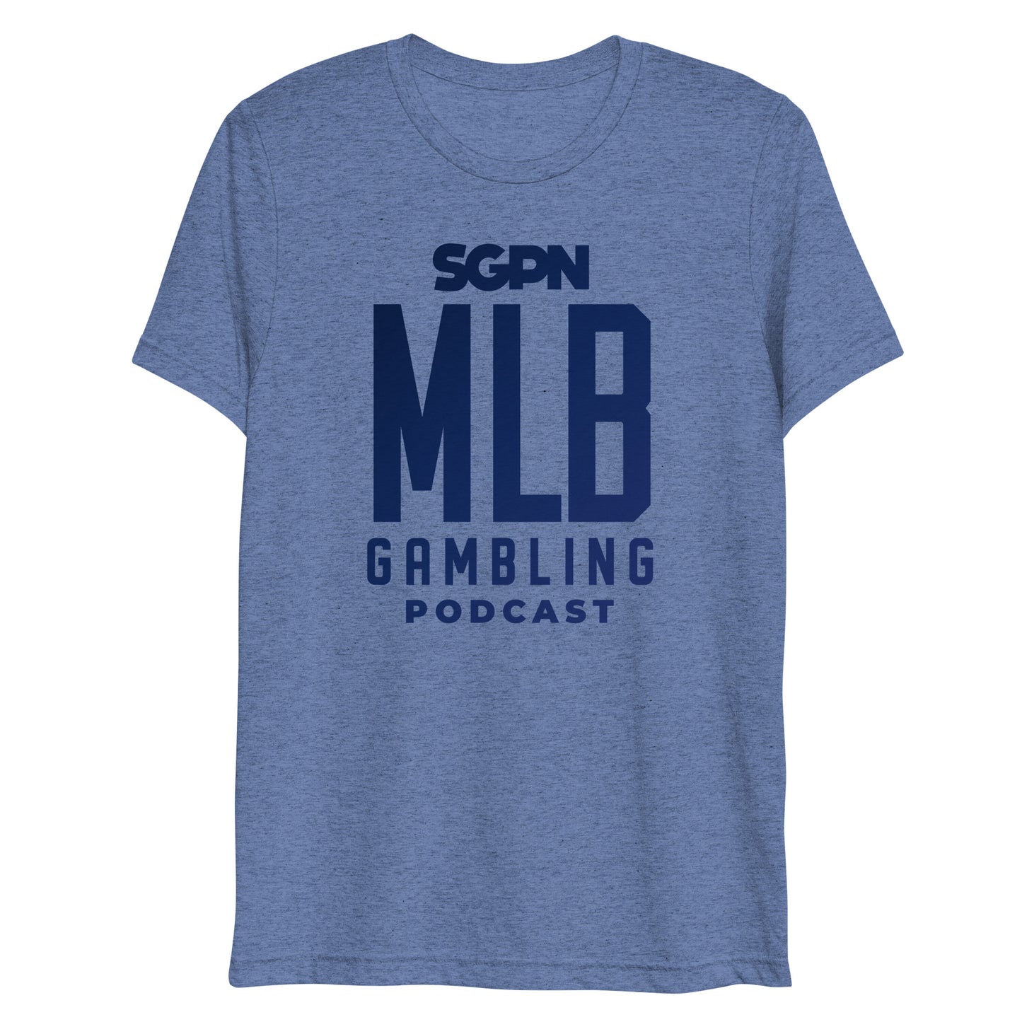 MLB Gambling Podcast Short sleeve t-shirt (Blue Logo)