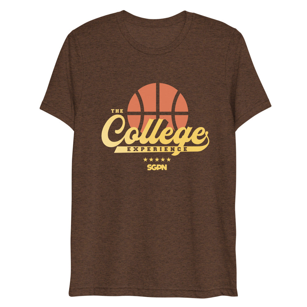 The College Experience Basketball Short sleeve t-shirt (Color Logo)