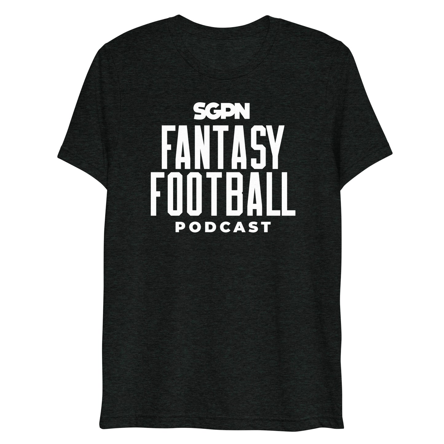Fantasy Football Podcast Short sleeve t-shirt (White Logo)