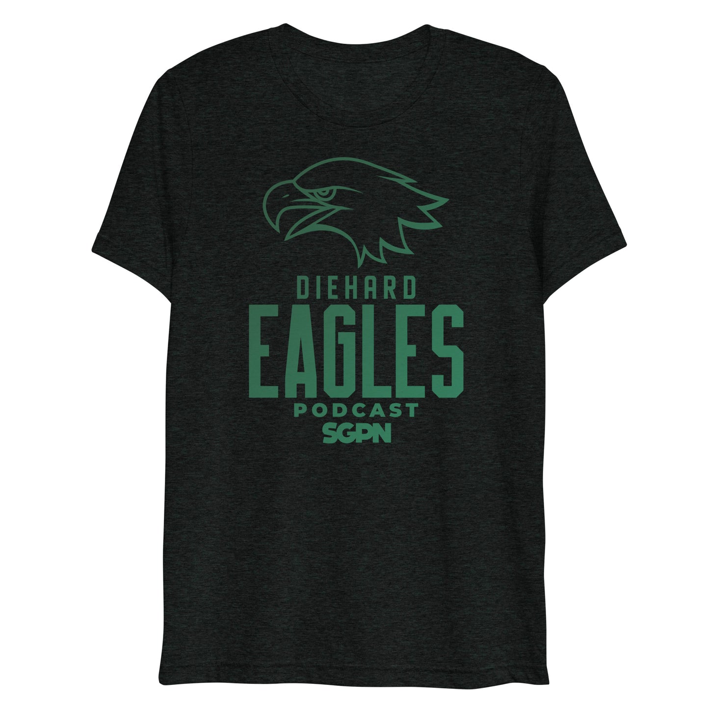 Diehard Eagles Podcast Short sleeve t-shirt (Color Logo)