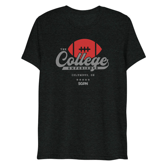 The College Football Experience - Columbus edition - Charcoal Black Short sleeve t-shirt
