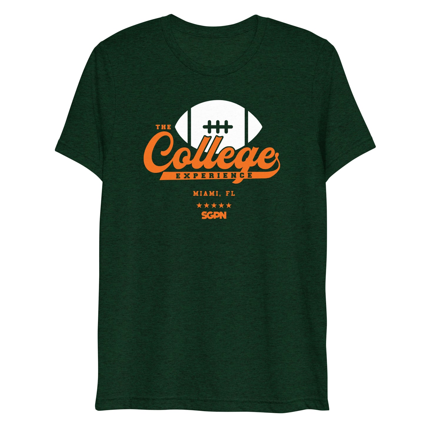 The College Football Experience - Miami edition - Emerald Short sleeve t-shirt