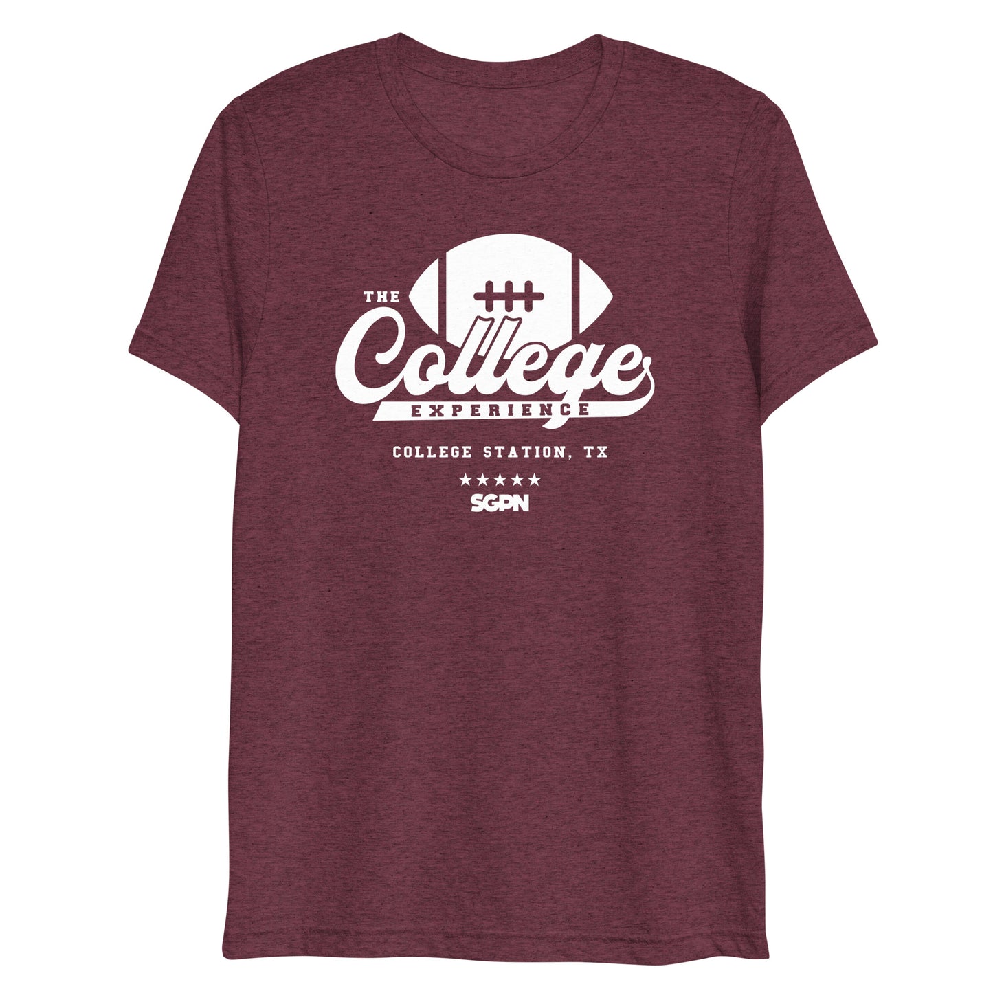 The College Football Experience - College Station edition - Maroon Short sleeve t-shirt