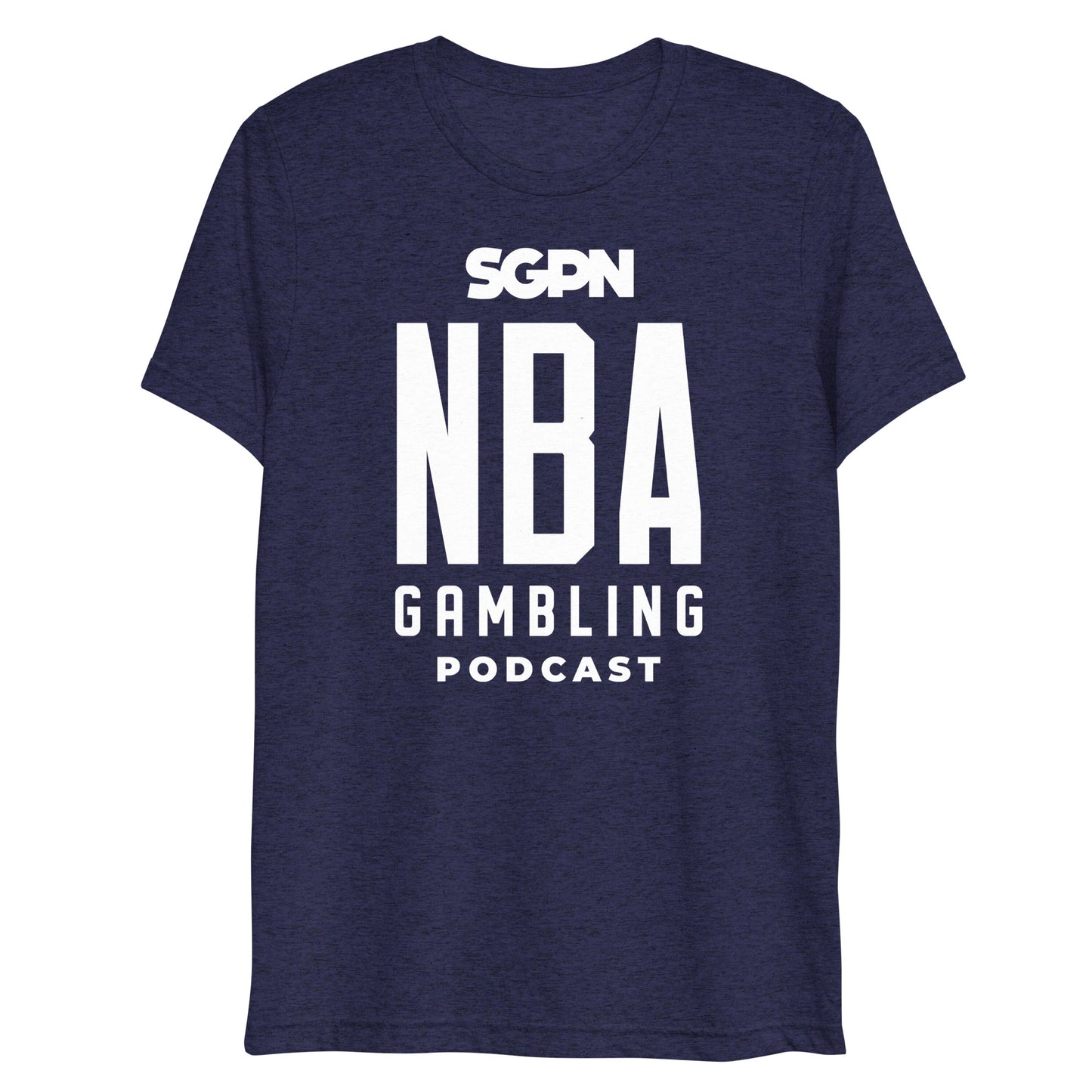 NBA Gambling Podcast Short sleeve t-shirt (White Logo)