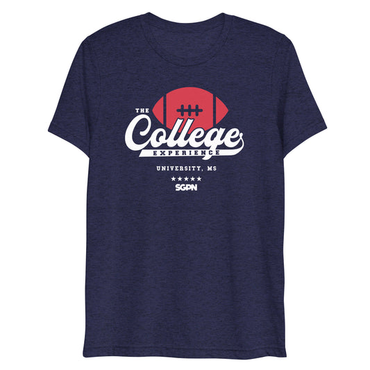 The College Football Experience - University edition - Navy Short sleeve t-shirt