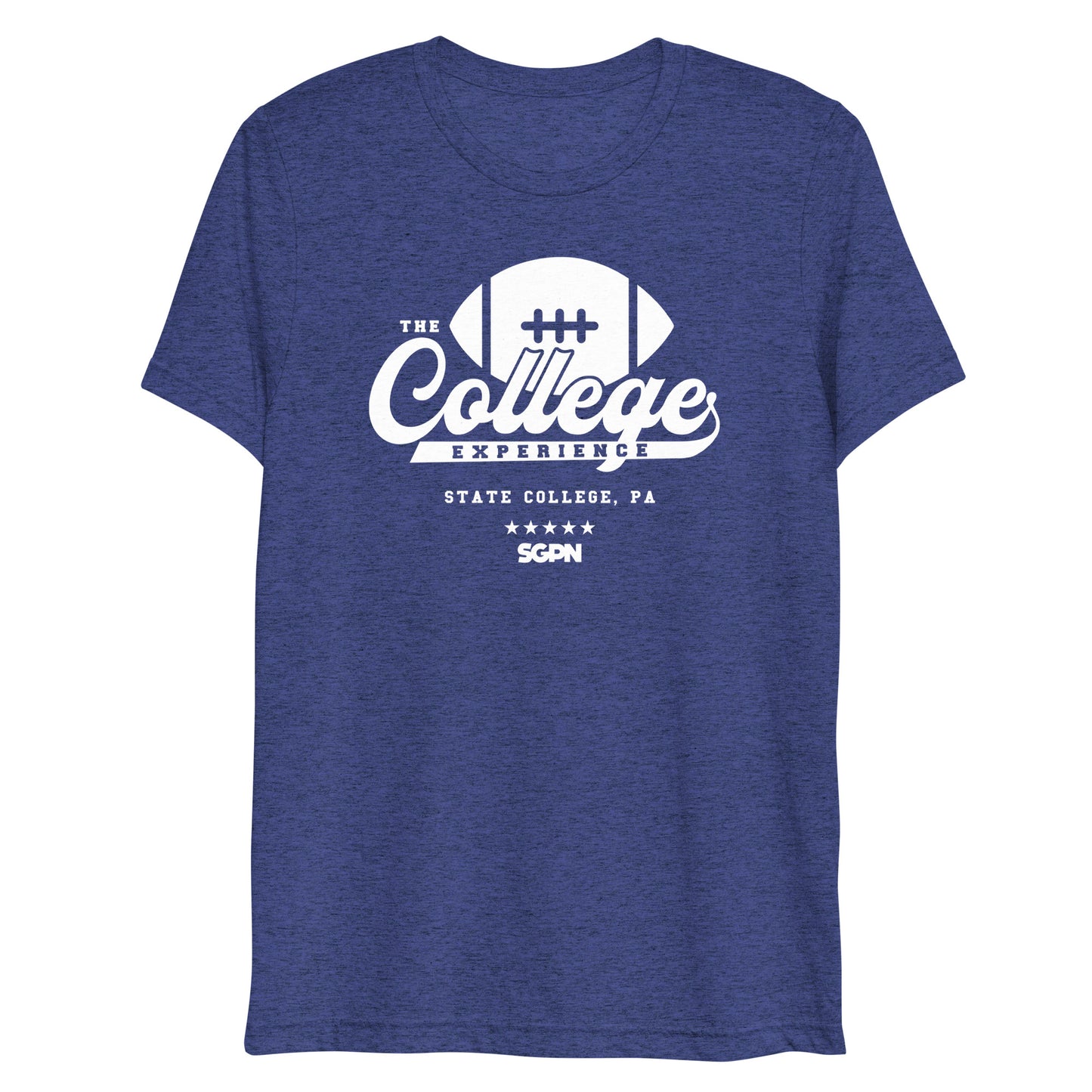 The College Football Experience - State College edition - Navy Short sleeve t-shirt