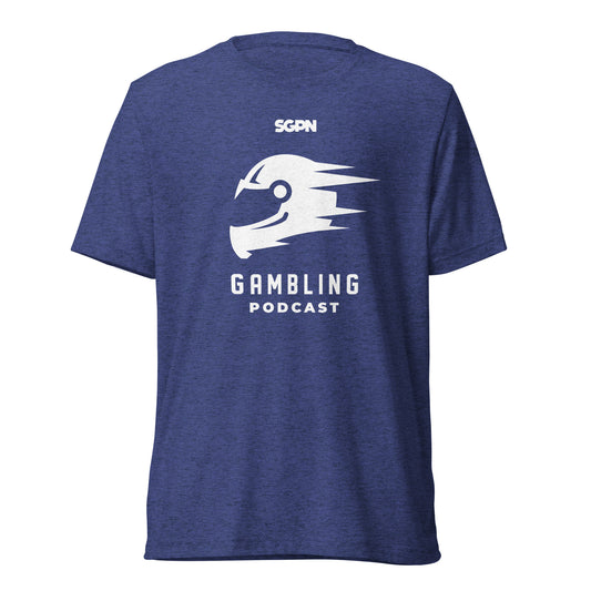 Racing Gambling Podcast - Short sleeve t-shirt (White Logo)