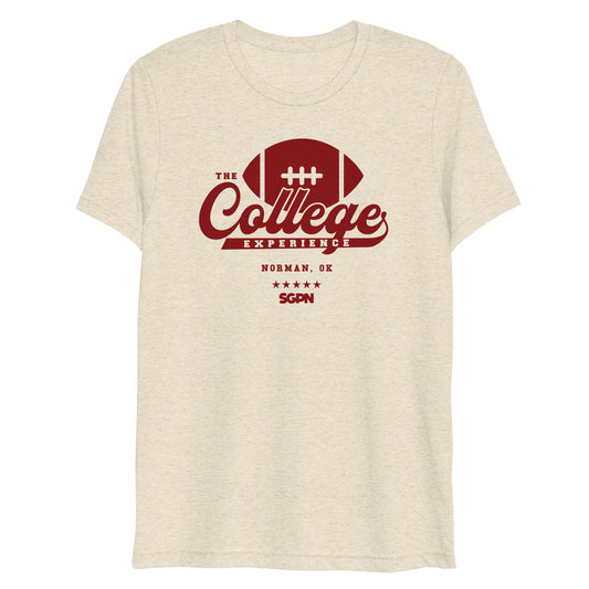 The College Football Experience - Norman edition - Oatmeal Short sleeve t-shirt